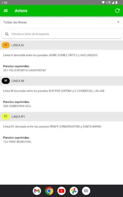 Movilidad Elche android App screenshot 8